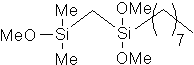 2,4,4-Trimethoxy-2-methyl-2,4-disiladodecane 구조식, C14H34O3Si2