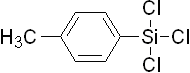 ρ-Tolyltrichlorosilane 구조식, CAS 701-35-9, C7H7Cl3Si