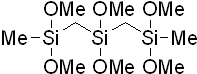 2,2,4,4,6,6-Hexamethoxy-2,4,6-trisilaheptane 구조식, C10H28O6Si3