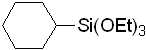 Cyclohexyltriethoxysilane 구조식, CAS 18151-84-3, C12H26O3Si