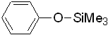 Phenoxytrimethylsilane 구조식, CAS 1529-17-5, C9H14OSi