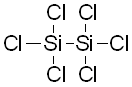 Hexachlorodisilane 구조식, CAS 13465-77-5, Cl6Si2