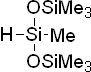 Bis(trimethylsiloxy)methylsilane 구조식, CAS 1873-88-7, C7H22O2Si3