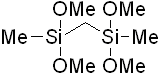 2,2,4,4-Tetramethoxy-2,4-disilapentane 구조식, C7H20O4Si2