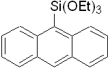9-(Triethoxysilyl)anthracene 구조식, C20H24O3Si