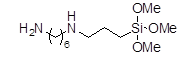 N-(6-Aminohexyl)aminopropyltrimethoxysilane 구조식, CAS 51895-58-0, C12H30N2O3Si