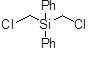Bis(chloromethyl)diphenylsilane 구조식, CAS 207600-93-9, C14H14Cl2Si