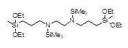N,N’-Bis[3-(diethoxymethylsilyl)propyl]-N,N’-bis(trimethylsilyl)ethylenediamine,tech-95 구조식, C24H60N2O4Si4