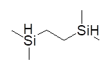 1,2-Bis(dimethylsilyl)ethane 구조식, CAS 20152-11-8, C6H18Si2