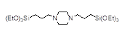 N,N`-Bis[3-(triethoxysilyl)propyl]piperazine 구조식, CAS 67154-26-1, C22H50N2O6Si2