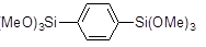 1,4-Bis(trimethoxysilyl)benzene 구조식, CAS 90162-40-6, C12H22O6Si2