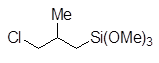 3-Chloroisobutyltrimethoxysilane 구조식, CAS 17256-27-8, C7H17ClO3Si