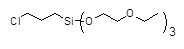 Chloropropyltris(ethoxyethoxy)silane 구조식, C15H33ClO6Si