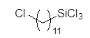 11-Chloroundecyltrichlorosilane 구조식, CAS 17963-32-5, C11H22Cl4Si