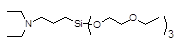 (N,N-Diethyl-3-aminopropyl)tris(ethoxyethoxy)silane 구조식, CAS 2179320-93-3, C19H43NO6Si