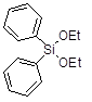 Diphenyldiethoxysilane 구조식, CAS 2553-19-7, C16H20O2Si