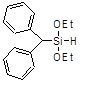 (Diphenylmethyl)diethoxysilane 구조식, C17H22O2Si