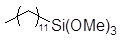 n-Dodecyltrimethoxysilane 구조식, CAS 3069-21-4, C15H34O3Si