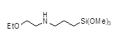 3-[N-(2-Ethoxyethyl)amino]propyltrimethoxysilane 구조식, CAS 2058235-26-8, C10H25NO4Si
