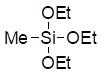 Methyltriethoxysilane 구조식, CAS 2031-67-6, C7H18O3Si