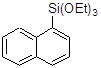 1-Naphthyltriethoxysilane 구조식, CAS 17938-06-6, C16H22O3Si