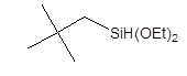 Neopentyldiethoxysilane 구조식, C9H22O2Si