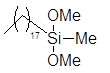 n-Octadecylmethyldimethoxysilane, 95% (Contains isomers) 구조식, CAS 70851-50-2, C21H46O2Si