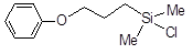 3-Phenoxypropyldimethylchlorosilane 구조식, CAS 69733-73-9, C11H17ClOSi