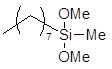 n-Octylmethyldimethoxysilane 구조식, CAS 85712-15-8, C11H26O2Si