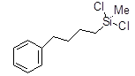 4-Phenylbutylmethyldichlorosilane 구조식, CAS 17776-69-1, C11H16Cl2Si