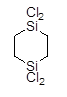 1,1,4,4-Tetrachloro-1,4-disilacyclohexane 97% 구조식, C4H8Cl4Si2