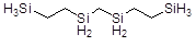 1,4,6,9-Tetrasilanonane 구조식, C5H20Si4