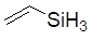 Vinylsilane 구조식, CAS 7291-09-0, C2H6Si