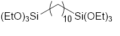 1,10-Bis(triethoxysilyl)decane 구조식, CAS 122185-11-9, C22H50O6Si2