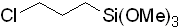 3-Chloropropyltrimethoxysilane 구조식, CAS 2530-87-2, C6H15ClO3Si