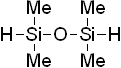 1,1,3,3-Tetramethyldisiloxane 구조식, CAS 3277-26-7, C4H14OSi2
