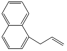 1-Allylnaphthalene 구조식, CAS 2489-86-3, C13H12