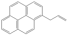 1-Allylpyrene(mixture of isomers) 구조식, CAS 205485-70-7, C19H14