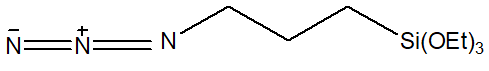 3-Azidopropyltriethoxysilane 구조식, CAS 83315-69-9, C10H23N3O3Si