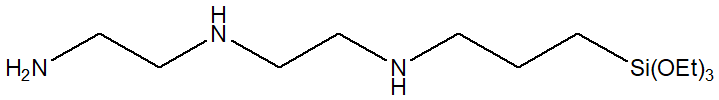 (3-Triethoxysilylpropyl)diethylenetriamine, tech-95 구조식, CAS 4693-51-0, C13H33N3O3Si