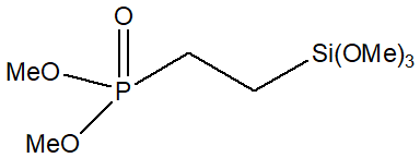 (2-Dimethylphosphatoethyl)trimethoxysilane 구조식, CAS 20728-21-6, C7H19O6PSi