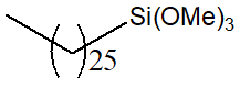 Hexacosyltrimethoxysilane 구조식, C29H62O3Si