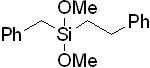 Benzylphenylethyldimethoxysilane 구조식, C17H22O2Si