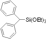 (Diphenylmethyl)triethoxysilane 구조식, C11H26O3Si