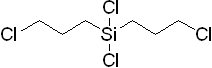 Bis(3-chloropropyl)dichlorosilane 구조식, CAS 33317-65-6, C6H12Cl4Si