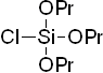 Chlorotripropoxysilane 구조식, C9H21ClO3Si