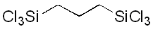 1,3-Bis(trichlorosilyl)propane 구조식, CAS 18171-50-1, C3H6Cl6Si2
