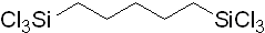 1,5-Bis(trichlorosilyl)pentane 구조식, C5H10Cl6Si2