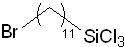 11-Bromoundecyltrichlorosilane 구조식, CAS 79769-48-5, C11H22BrCl3Si