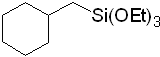 (Cyclohexylmethyl)triethoxysilane 구조식, C13H28O3Si